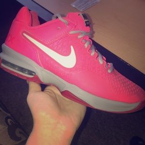 Pink Nike Air Max Cage Shoes